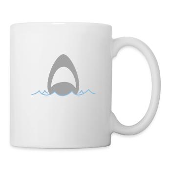 Un requin a mes devoirs pour les amoureux des requins - Mug blanc - blanc - Droite