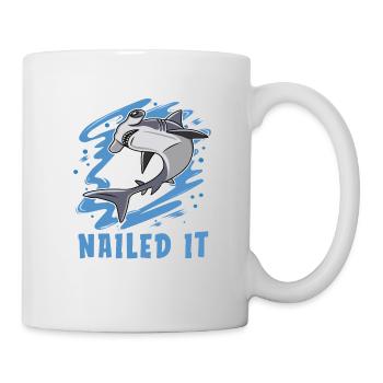Cloué Il Requin Marteau Pour les amoureux des requins - Mug blanc - blanc - Droite