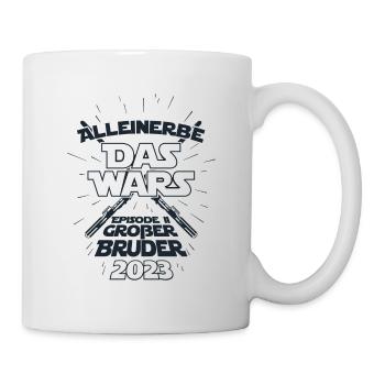 Alleinerbe das wars Episode 2 Großer Bruder 2023 - Tasse - Weiß - Rechts