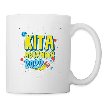Kita Abgänger 2022 Schulanfang Einschulung Schule - Tasse - Weiß - Rechts