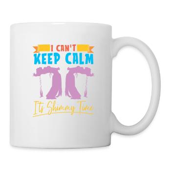 Je ne peux pas rester calme, c’est shimmy time for - Mug blanc - blanc - Droite