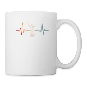 Belly Dance Heartbeat For Belly Dancer - Mug - white - Right