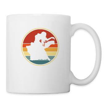 Retro belly dance For belly dancer - Mug - white - Right