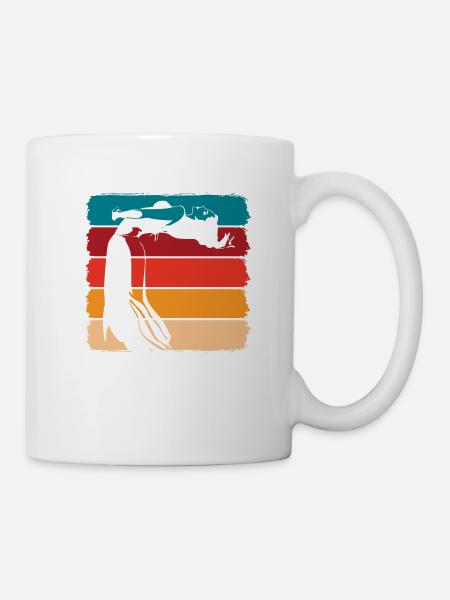 Retro belly dance For belly dancer - Mug - white