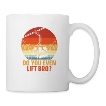 Do you train at all? For snowboarders and - Mug - white - Right