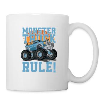Monster truck rules! Truck-lover-monster-truck - Mug - white - Right