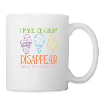 Ich Lasse Eis Verschwinden Was Ist Deine - Tasse - Weiß - Rechts