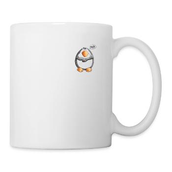 Nö Pinguin I Nein Statement Wildtier - Tasse - Weiß - Rechts