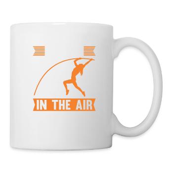 Ich Kann Keine Pläne Im Luft-stabhochsprung Haben - Tasse - Weiß - Rechts
