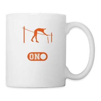 U-modus Auf Der Leichtathletik Stabhochsprung - Tasse - Weiß - Rechts