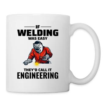 Welding Welder Metal Construction Ironworker - Mug - white - Right