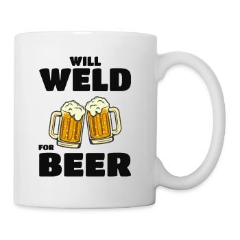 Welding Welder Metal Construction Ironworker Beer - Mug - white - Right