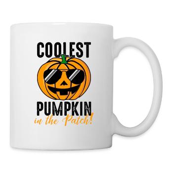 Coolest Pumpkin in the Field Kids Halloween Costume - Mug - white - Right