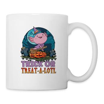 Trick Or Treat-a-lotl Axolotl Lovers Halloween - Mug - white - Right