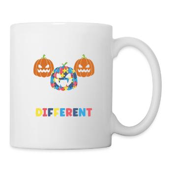 C’est normal d’être un peu différent de - Mug blanc - blanc - Droite