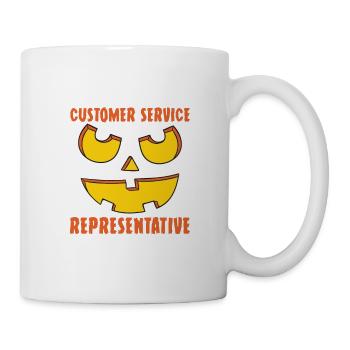 Dies Ist Mein Kundendienstmitarbeiter - Tasse - Weiß - Rechts