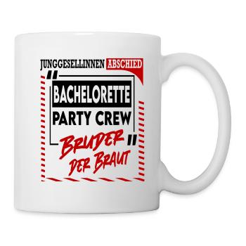 Junggesellinnenabschied Bruder der Braut Party - Tasse - Weiß - Rechts