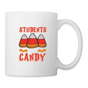 Becomes student against Candy primary school teacher - Mug - white - Right