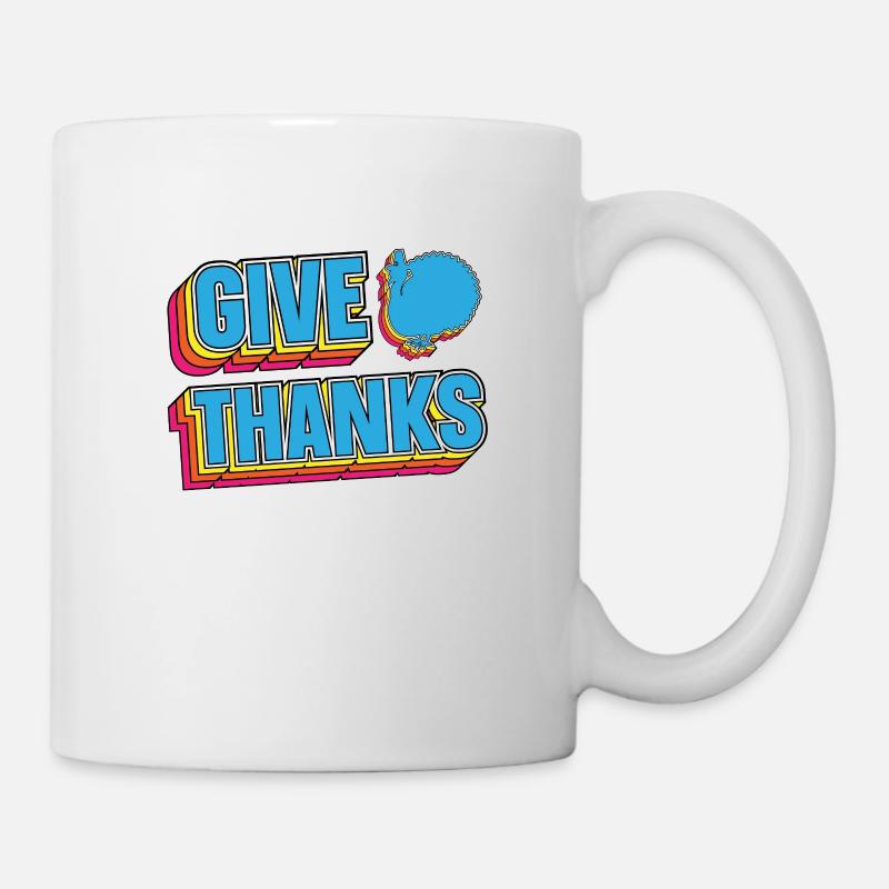 Enter Thanksgiving fall season Turkey - Mug - white