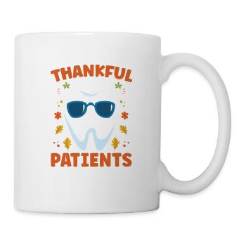 Dankbar Für Unsere Patienten Zahnarzt Dental - Tasse - Weiß - Rechts
