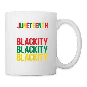 Blackity Black History African American - Mug - white - Right