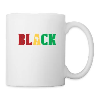 Entschuldigungslos Black History Afroamerikaner - Tasse - Weiß - Rechts