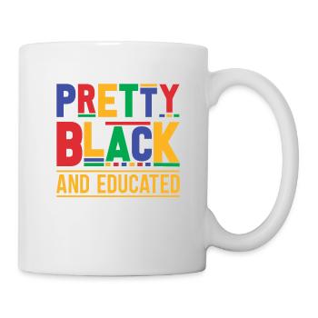 handsome black and educated black man - Mug - white - Right