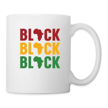 Schwarzafrika Schwarze Geschichte Afroamerikaner - Tasse - Weiß - Rechts