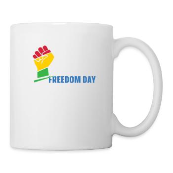 Freedom Day Black History African Americans - Mug - white - Right