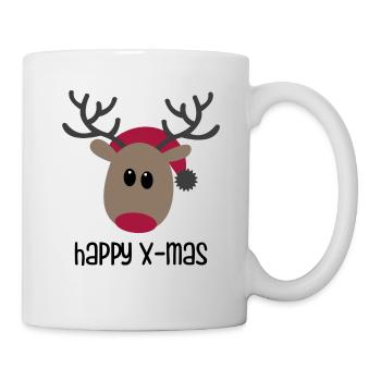 happy christmas - Mug - white - Right
