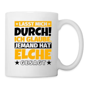 Elche - Tasse - Weiß - Rechts