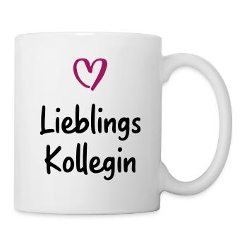 Lieblingskollegin - Tasse - Weiß - Rechts