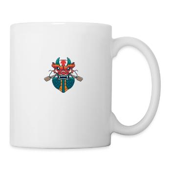 Rhythmus Der Schlagenden Trommeln Dragon Boat - Tasse - Weiß - Rechts