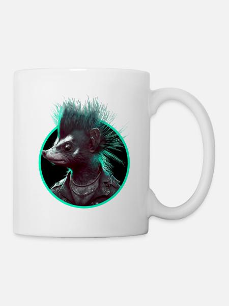 Punk skunk - Mug - white