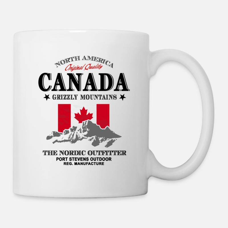 Kanada - Maple Leaf - Canada - Tasse - Weiß