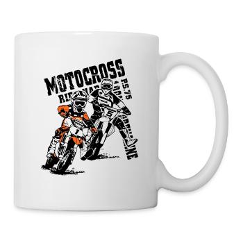 Kinder Motocross - KIDS MX - Mug - white - Right