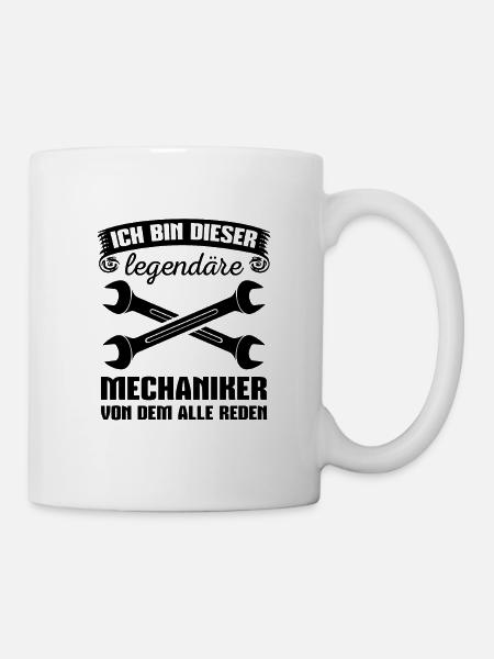 Kfz Mechaniker Schrauber - Tasse - Weiß
