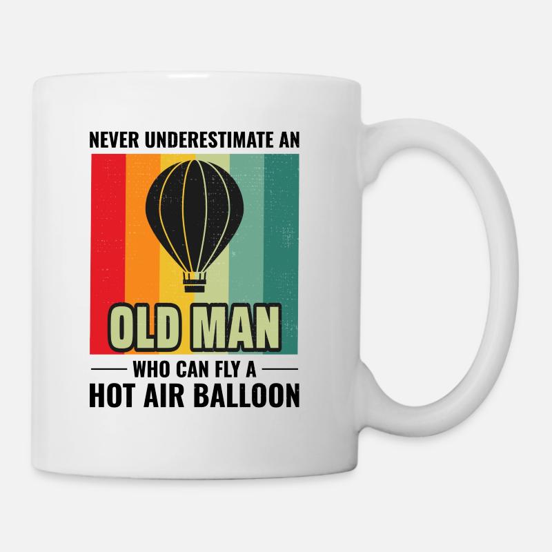 Montgolfière Montgolfière Montgolfière - Mug blanc - blanc