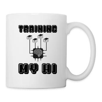 TRAINING MY HI (Human Intelligence) - Mug - white - Right