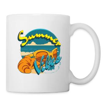 Summer vibes Retro style - Mug - white - Right