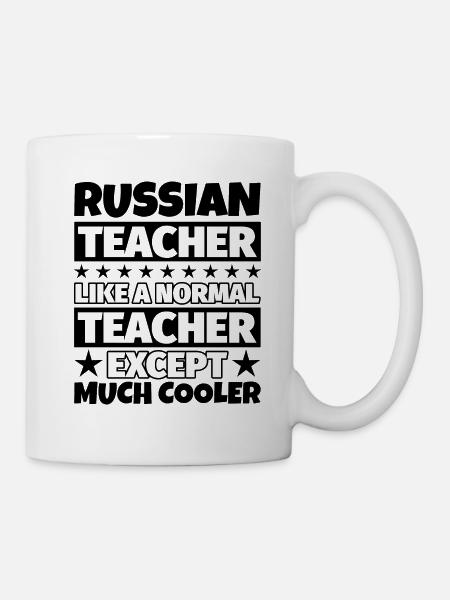 Russian Teacher Gift - Mug - white