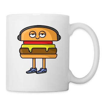 Burger - Mug blanc - blanc - Droite