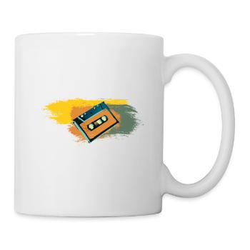 Kassette - Tasse - Weiß - Rechts