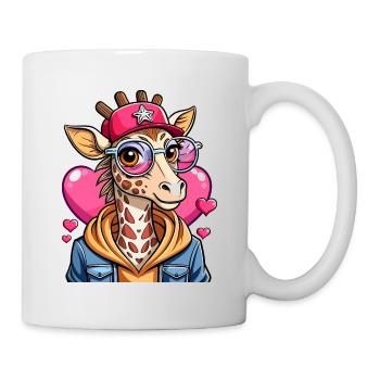 Giraffe Parade: Cool Giraffe - Mug - white - Right