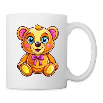 Mignon nounours - Mug blanc - blanc - Droite
