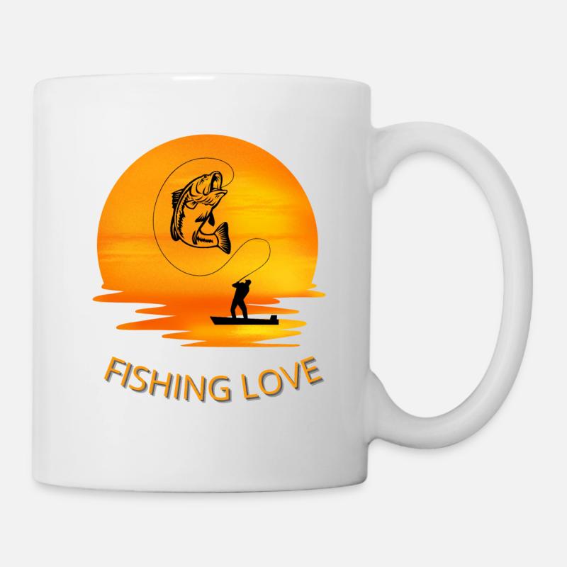 Fisch-Angriff - Tasse - Weiß