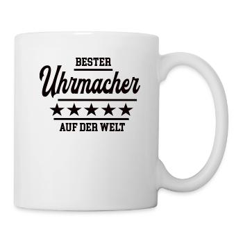 Bester Uhrmacher Weltbester Juwelier Uhrmacherei - Tasse - Weiß - Rechts
