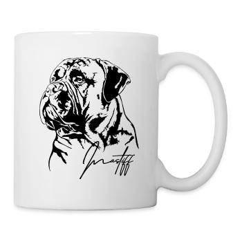 Mastiff Portrait Dogs Dog Wilsigns - Mug - white - Right