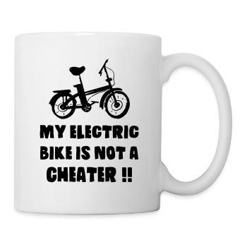 Electric Bike Not A Cheater - Tasse - Weiß - Rechts