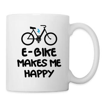 E Bike Makes Me Happy - Mug - white - Right
